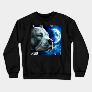 Blue Moon Pitbull Crewneck Sweatshirt